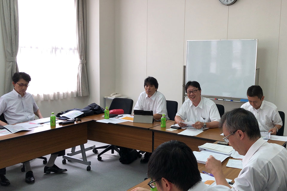 BCP推進ワーキンググループの会合の様子の写真